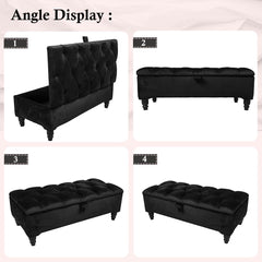 End Of Bed Ottoman Storage Bench