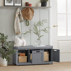Hallway Storage Bench with Cushion
