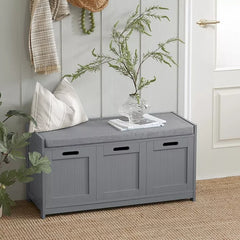 Hallway Storage Bench with Cushion