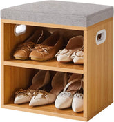 Shoe Storage Bench with Cushion