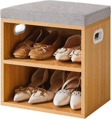 Shoe Storage Bench with Cushion