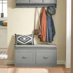 Shoe Storage Bench with Cushion