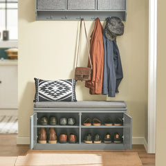 Shoe Storage Bench with Cushion