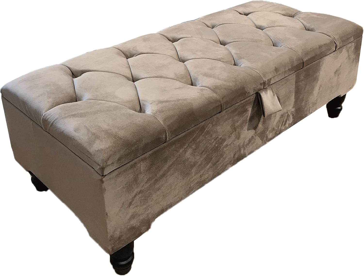 Upholstered Large Ottoman Storage Bench