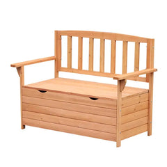 garden storage bench