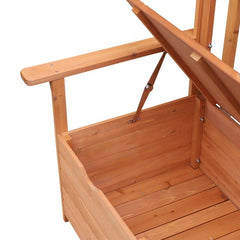 garden storage bench