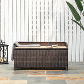 garden storage bench