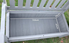 garden storage bench