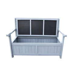 garden storage bench