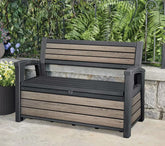 garden storage bench