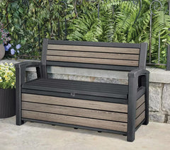 garden storage bench