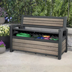 garden storage bench