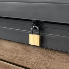 garden storage bench