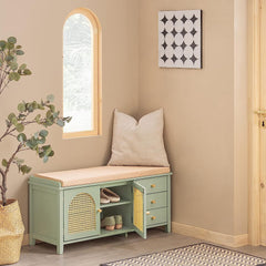 hallway shoe storage bench