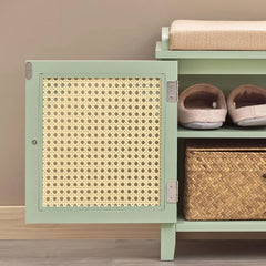 hallway shoe storage bench