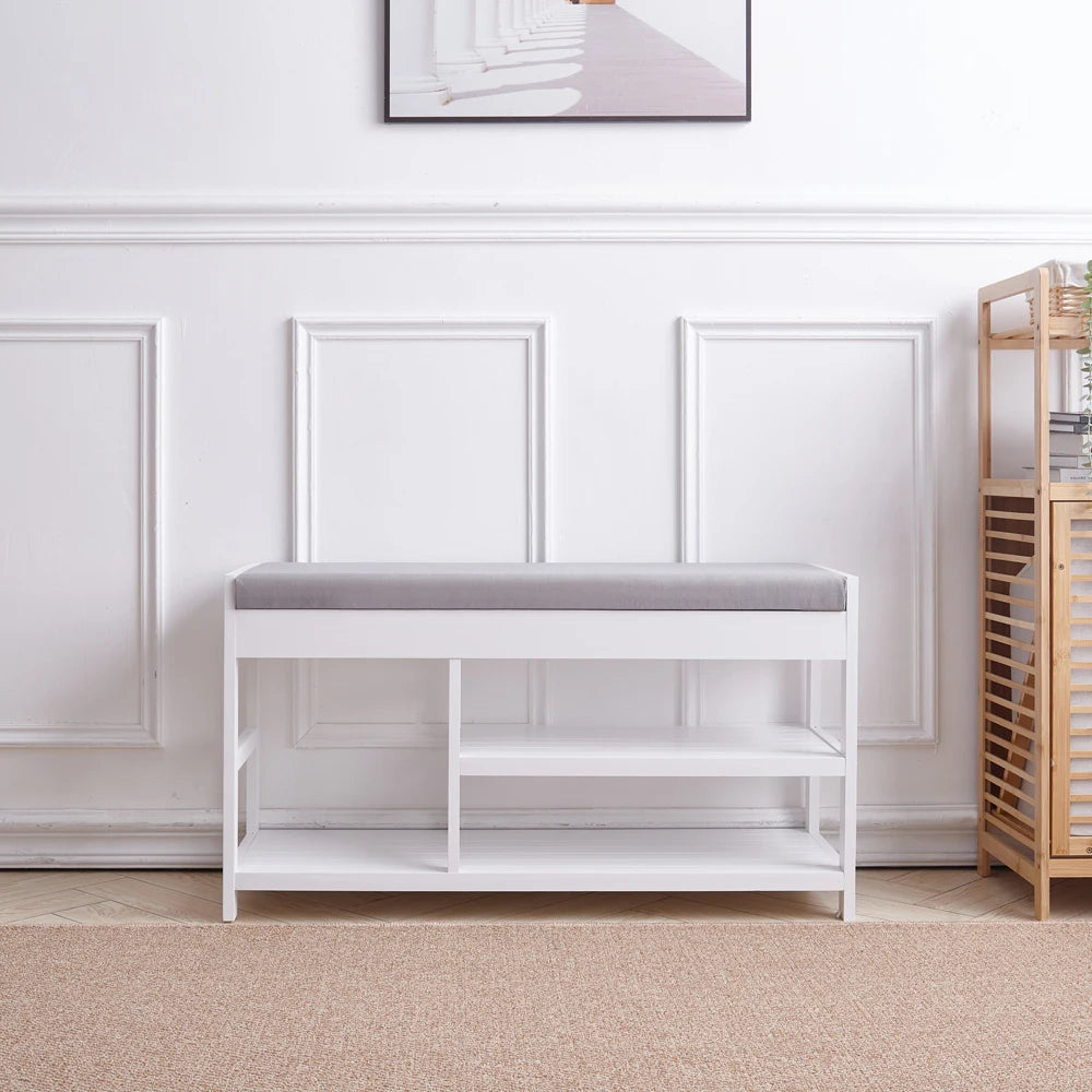 hallway storage bench