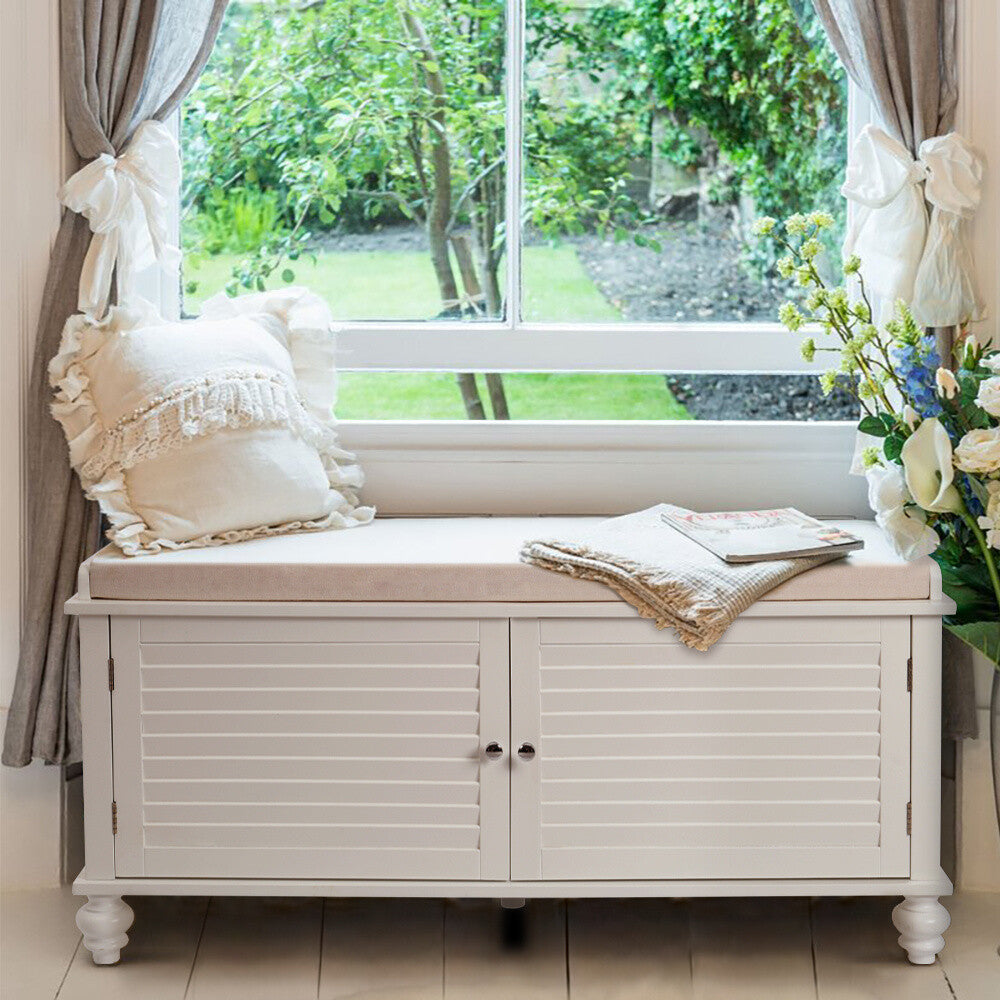 hallway storage bench
