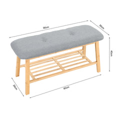 hallway storage bench