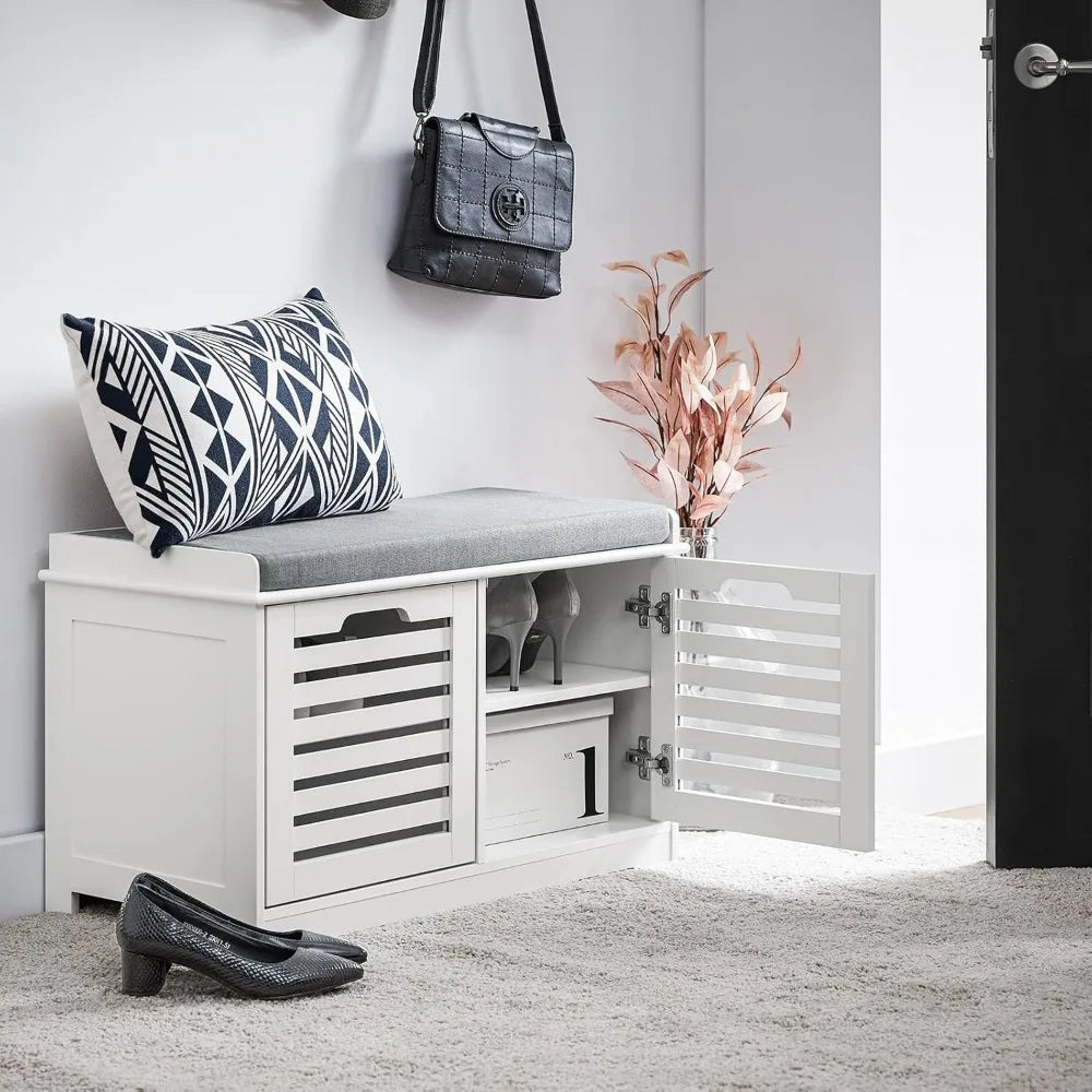 hallway storage bench