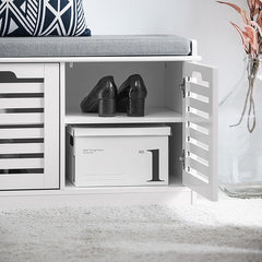 hallway storage bench