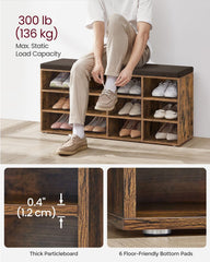 shoe storage bench