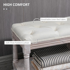 upholstered hallway storage bench
