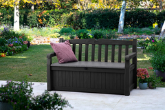 waterproof garden storage bench