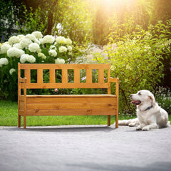 waterproof garden storage bench