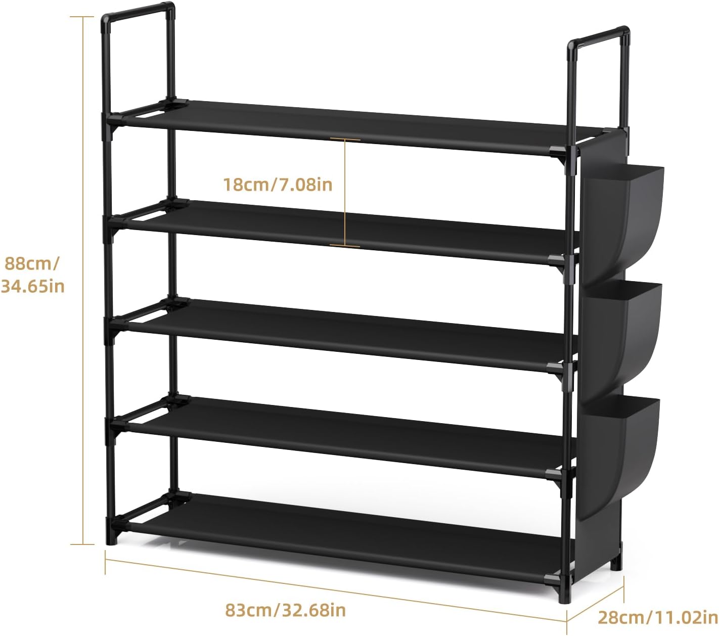 5-Tier Shoe Storage Rack
