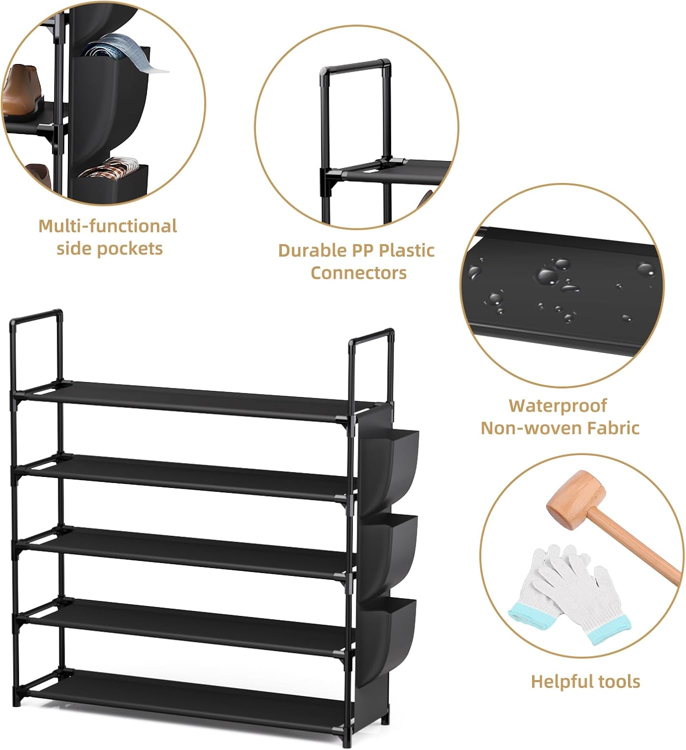 5-Tier Shoe Storage Rack
