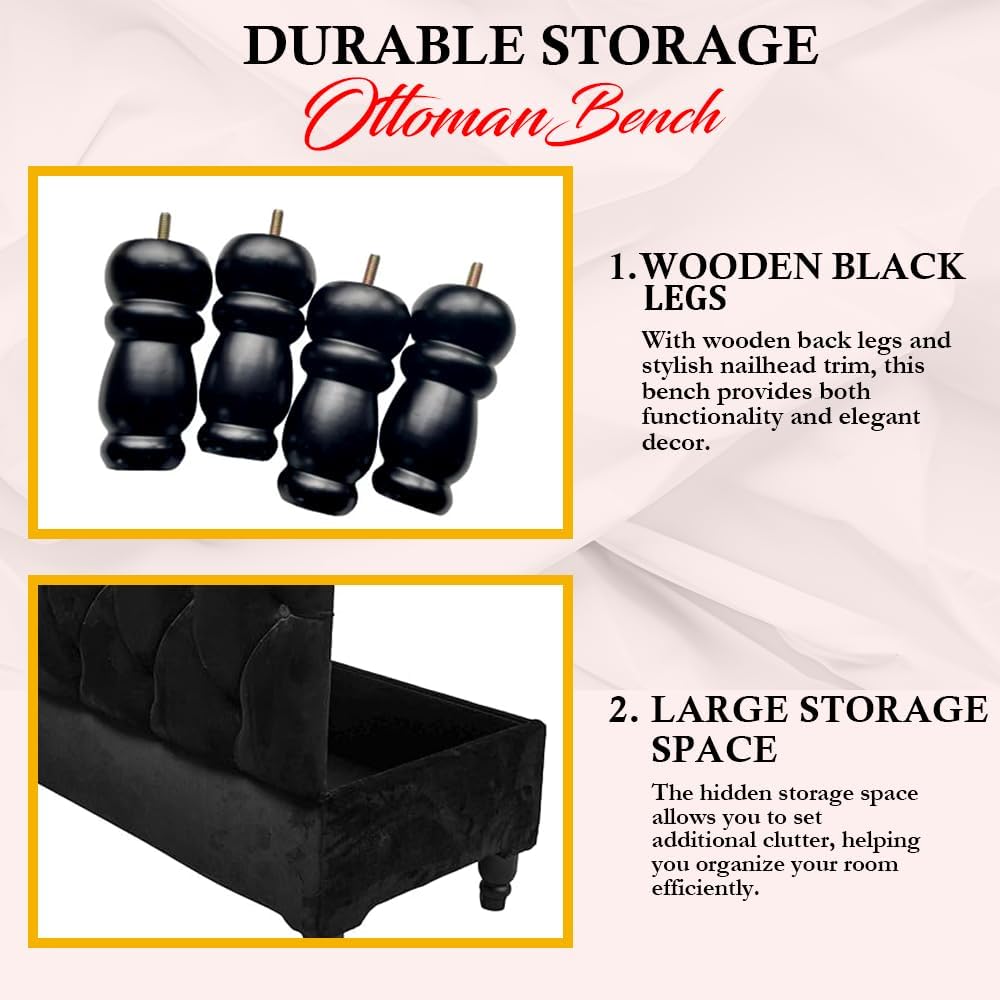 End Of Bed Ottoman Storage Bench