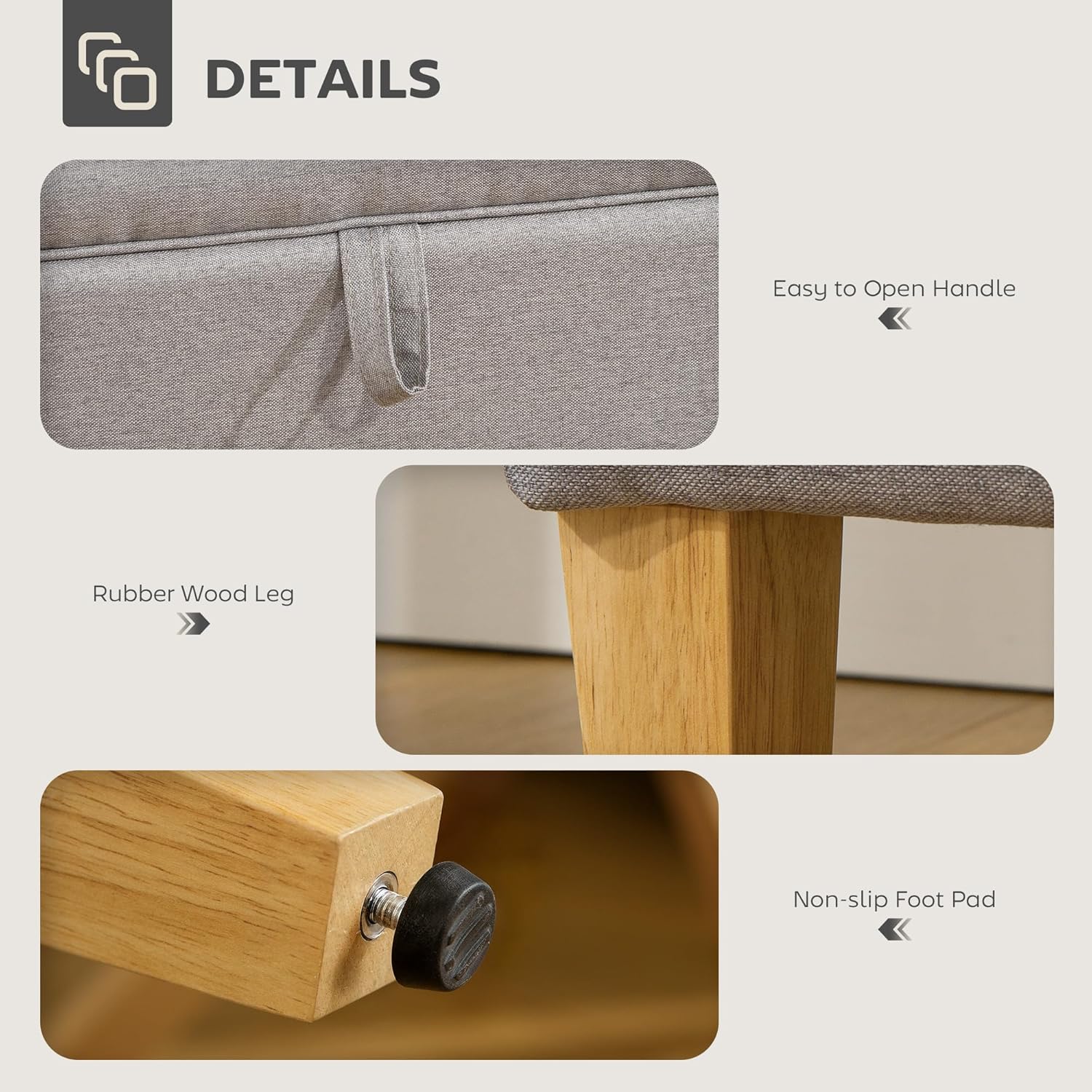  Ottoman Storage Bench