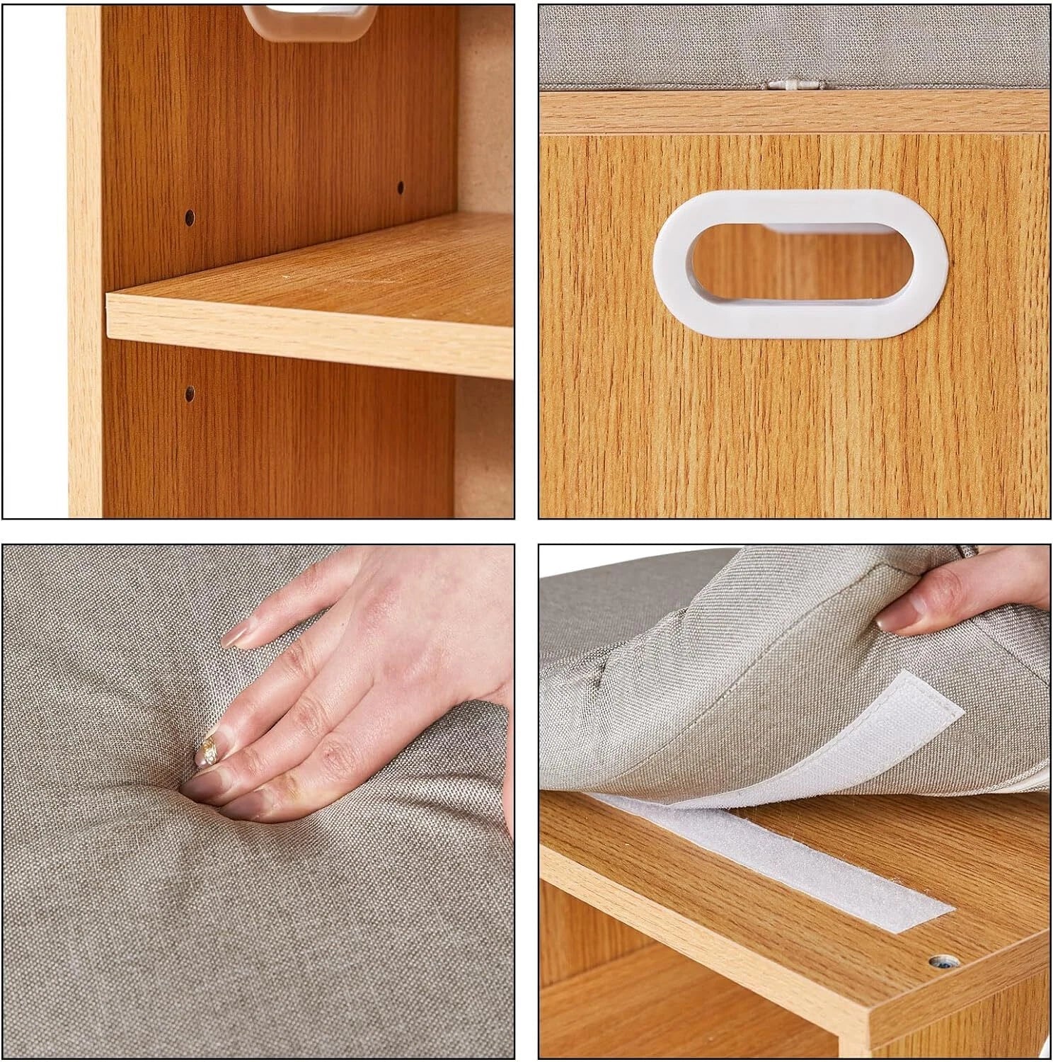 Shoe Storage Bench with Cushion