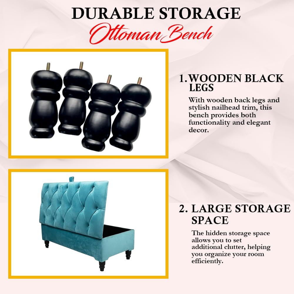 end of bed storage bench