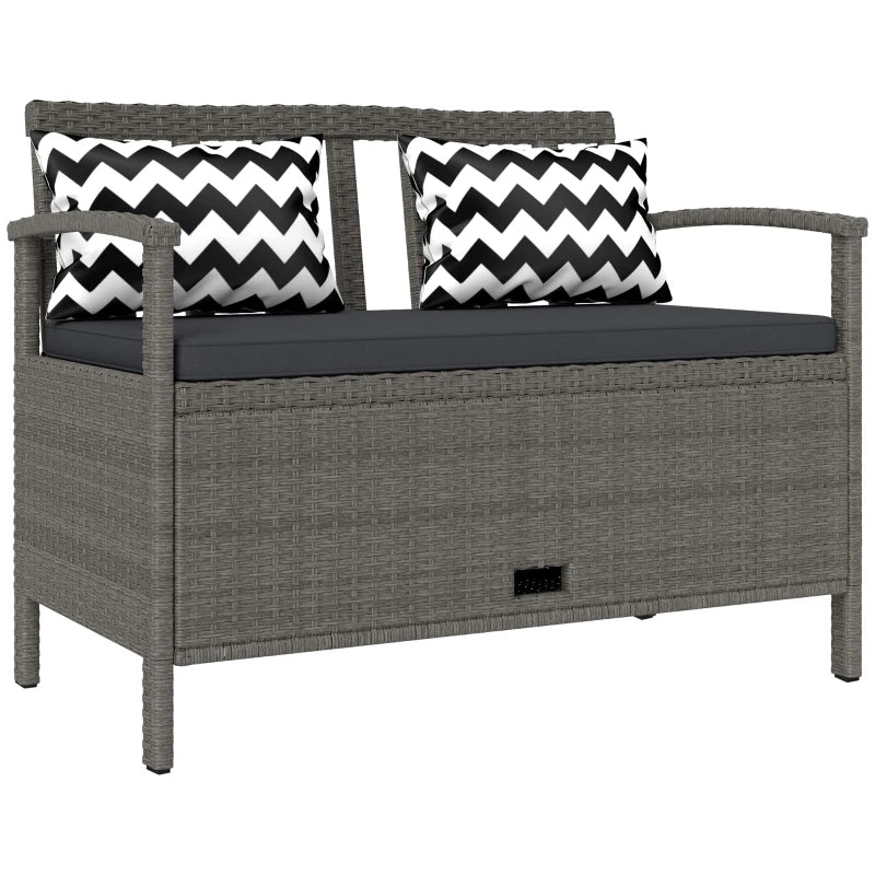 garden storage bench