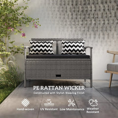garden storage bench