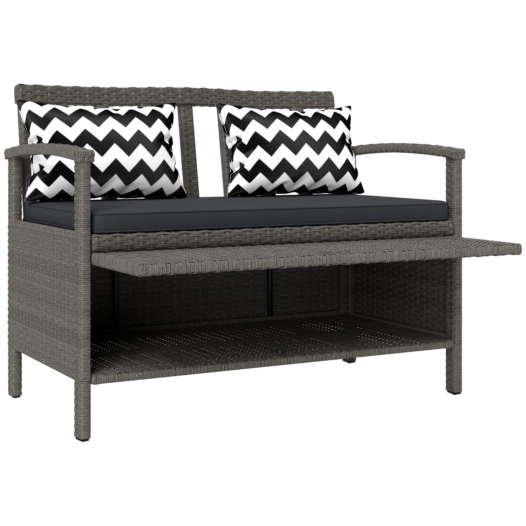 garden storage bench