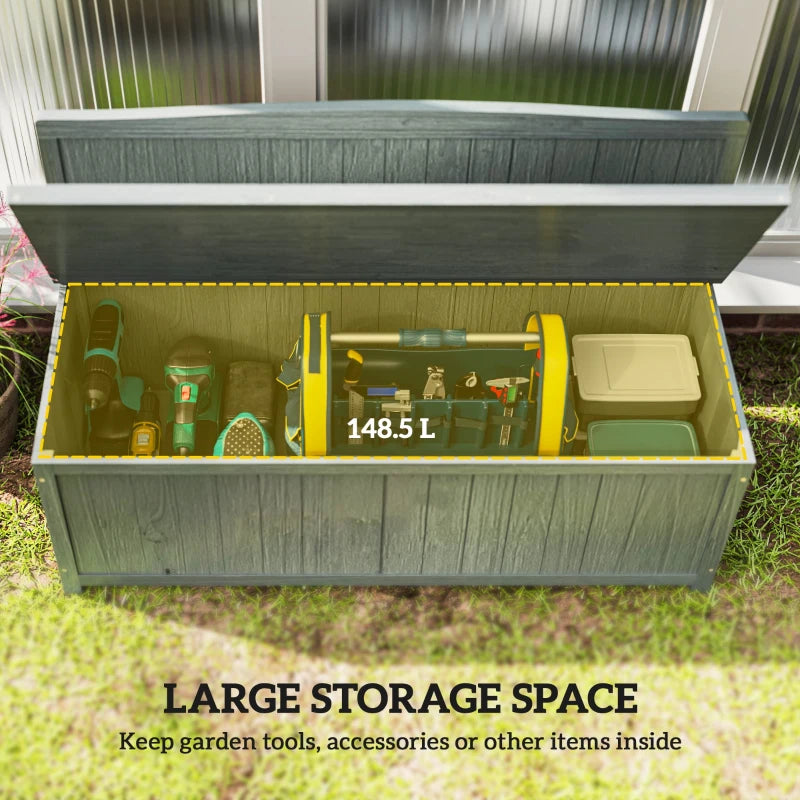 garden storage bench