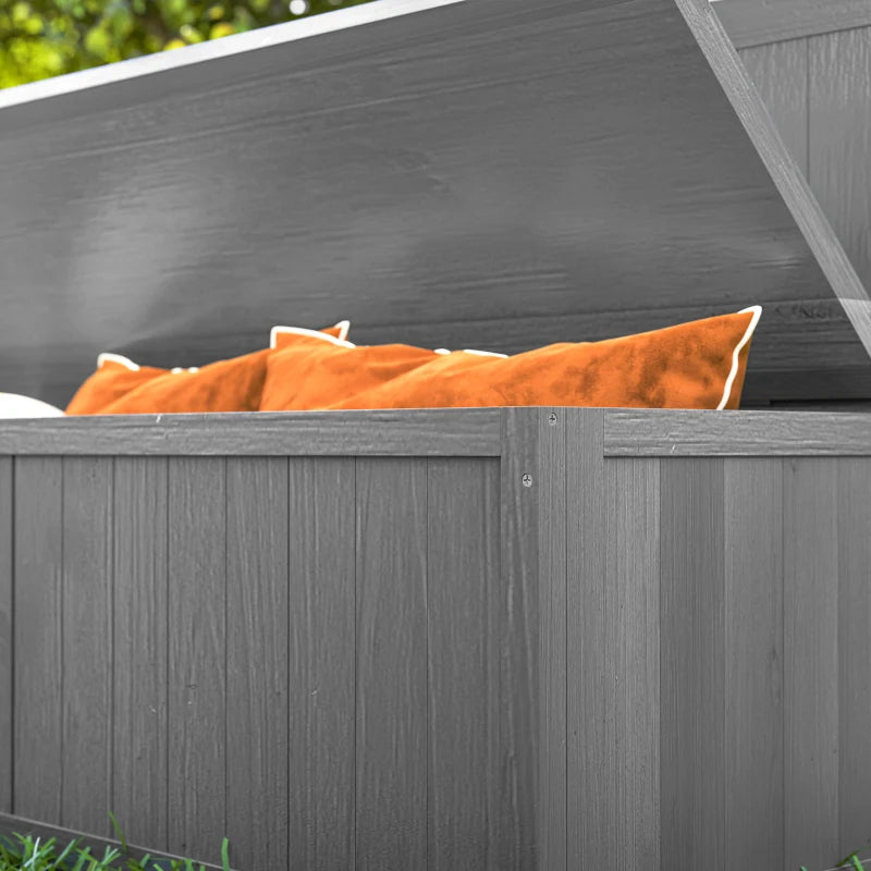 garden storage bench