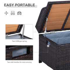 garden storage bench