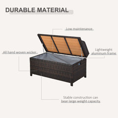 garden storage bench