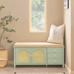 hallway shoe storage bench