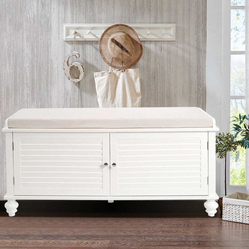 hallway storage bench