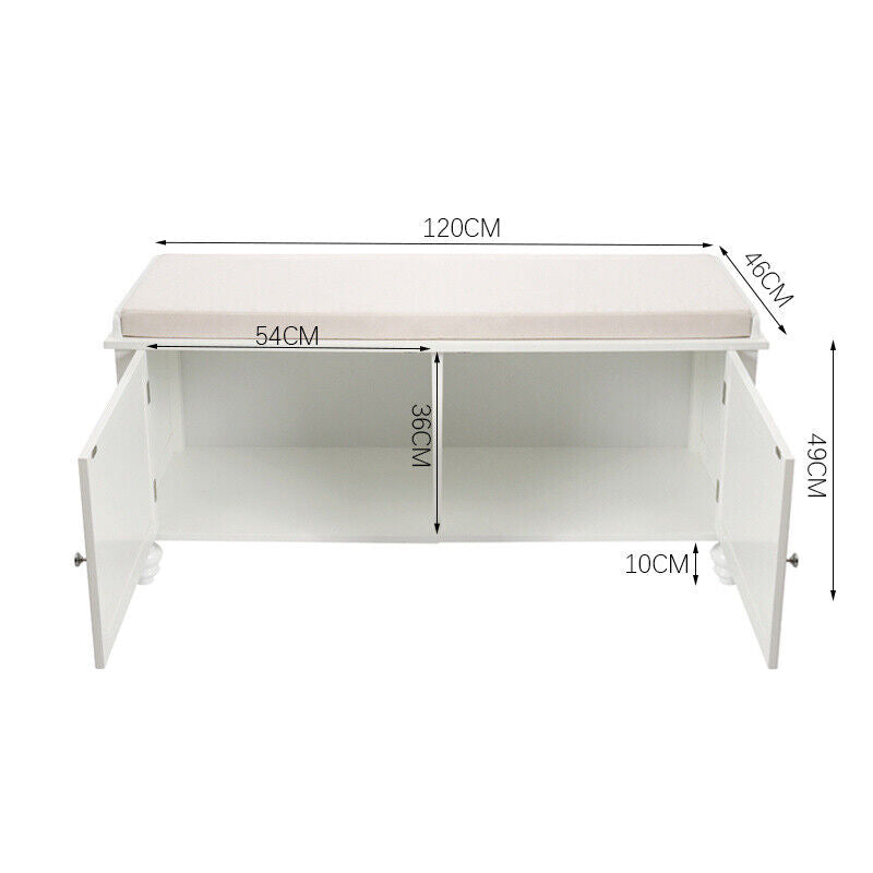 hallway storage bench