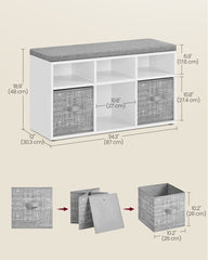 shoe storage bench