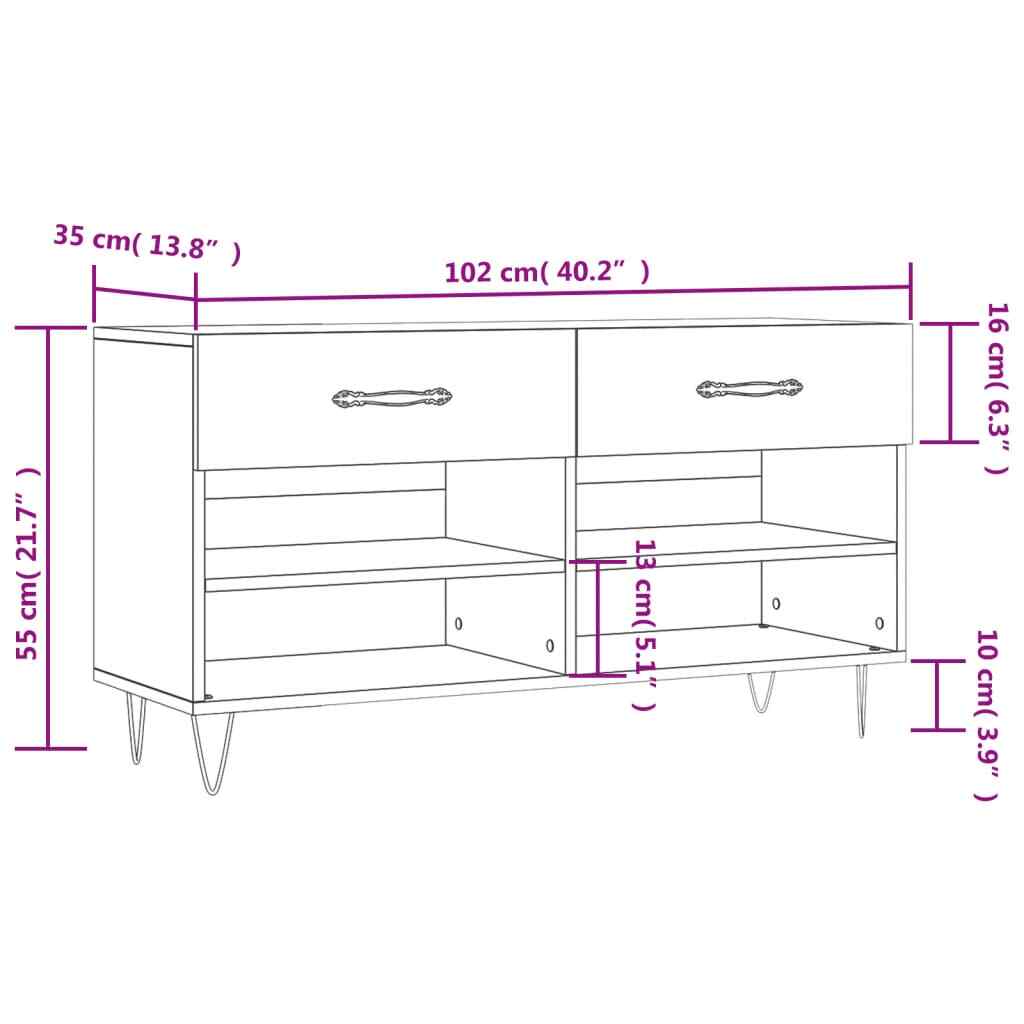 shoe storage bench