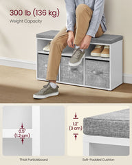 shoe storage bench