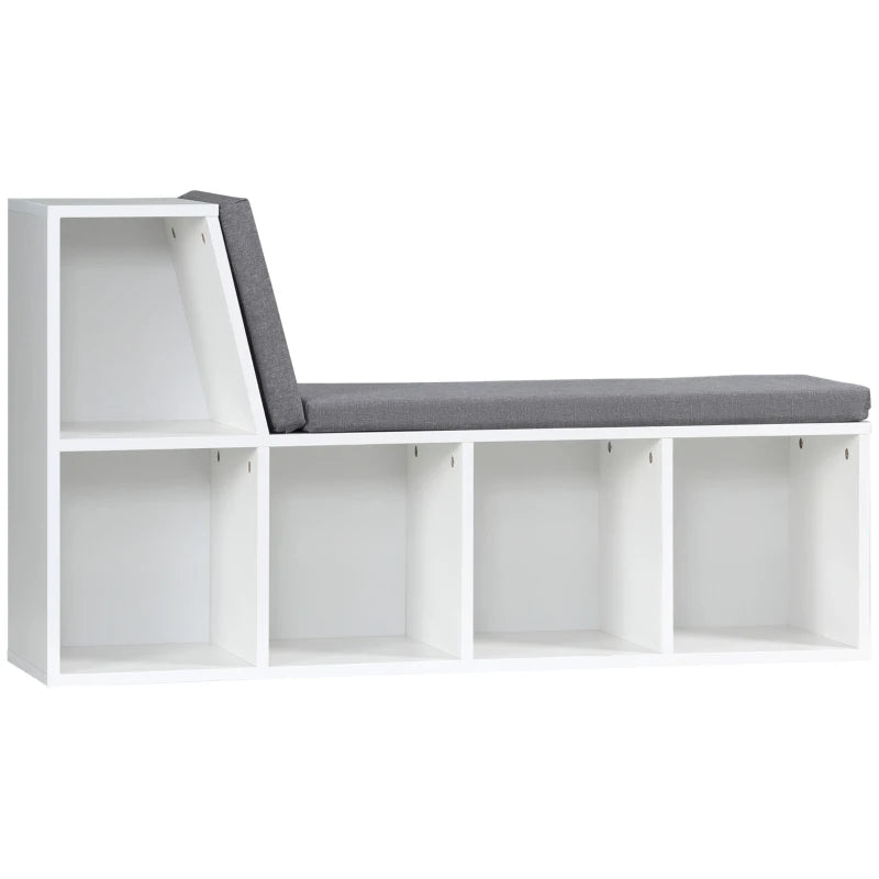 shoe storage bench with cushion