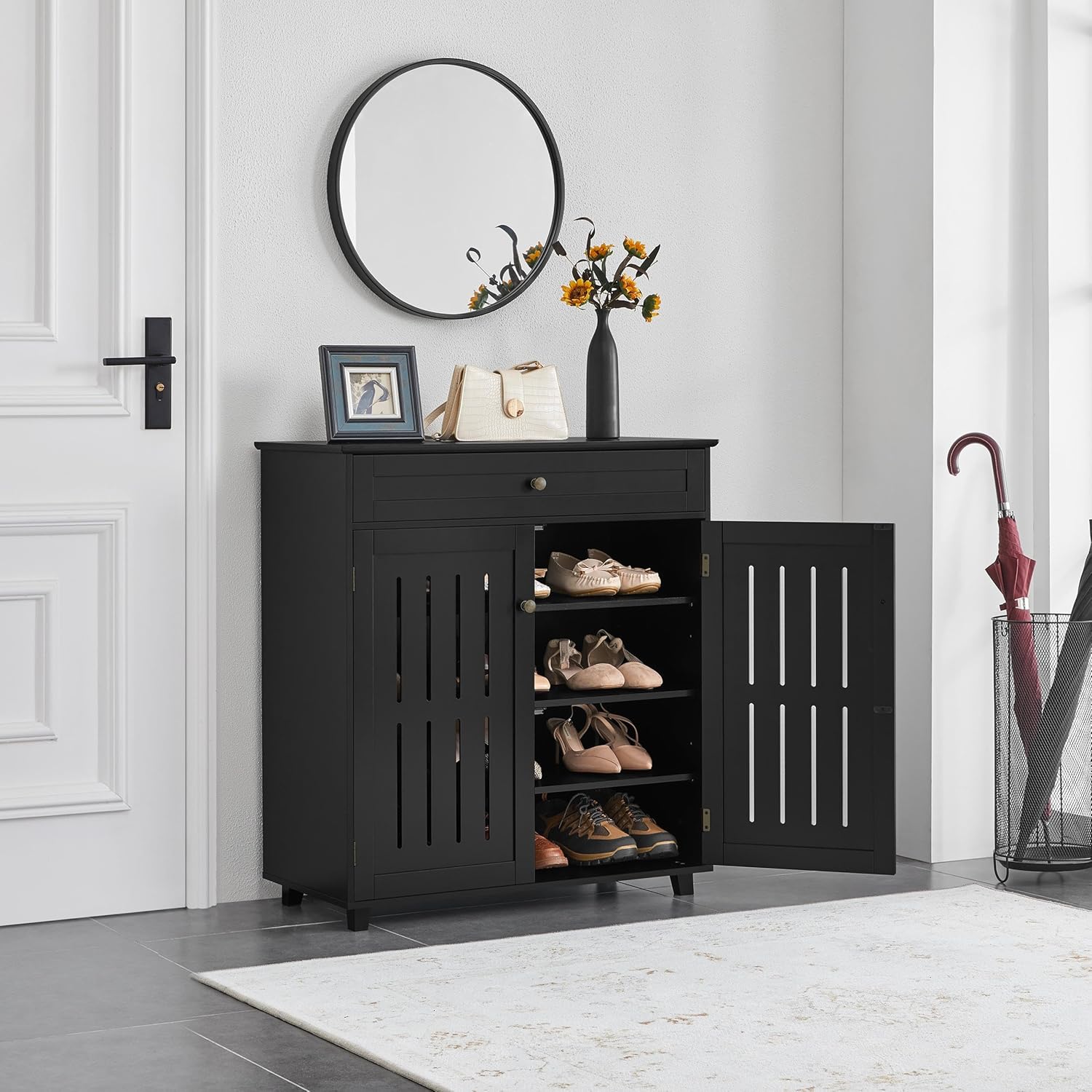 shoe storage cabinet