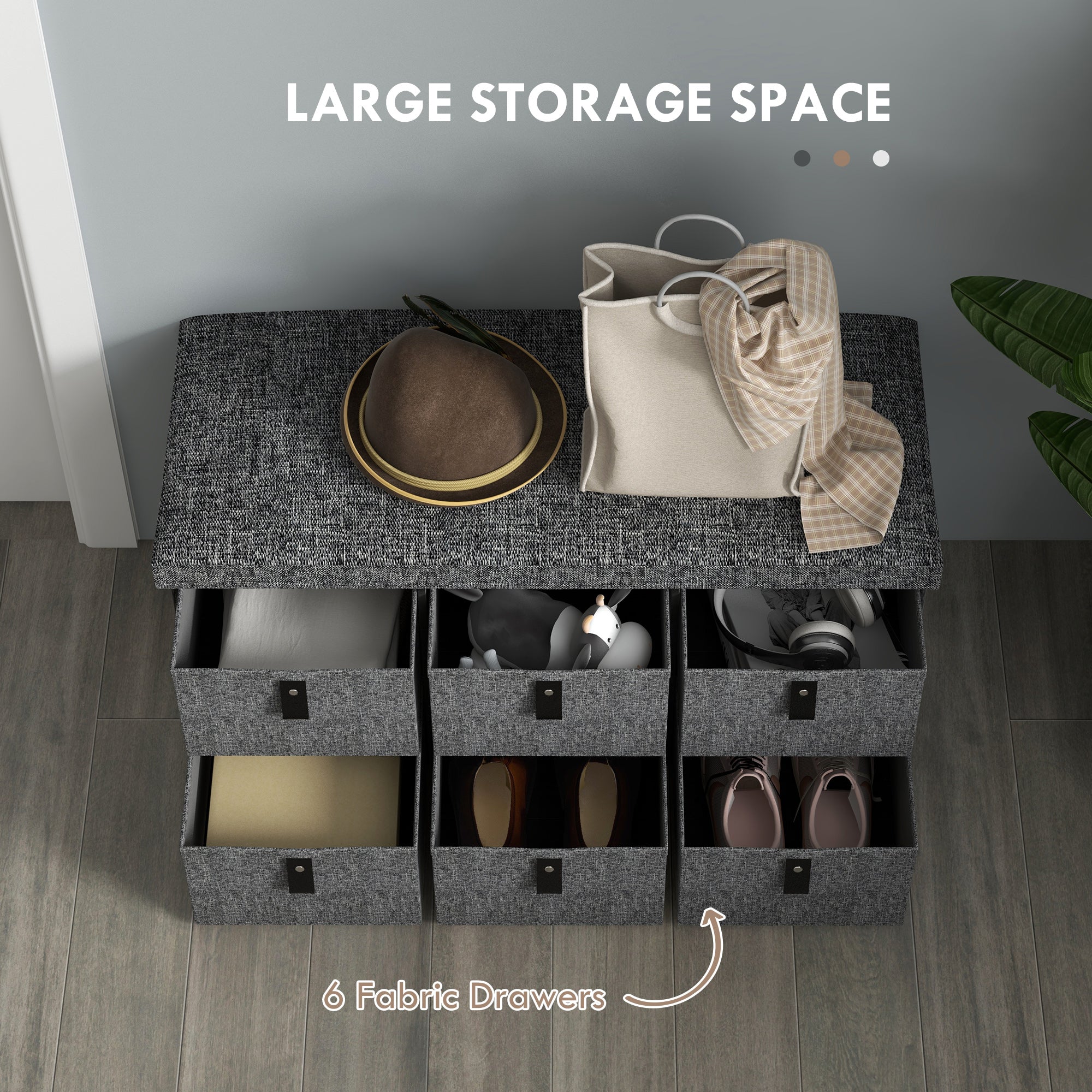 small shoe storage bench